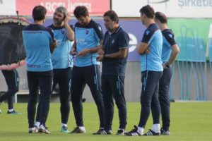 Trabzonspor savunma &ccedil;alıştı