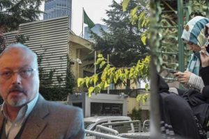 Nişanlısı Suudi konsolosluğu &ouml;n&uuml;nde kayıp gazeteciyi bekliyor