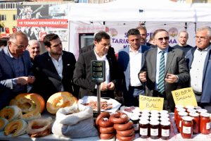Bursa Mustafakemalpaşa'da yerel &uuml;r&uuml;nler vitrine &ccedil;ıkıyor
