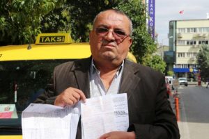 Kent dışına yolcu taşıyan taksicinin cezası iptal edildi