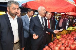&Ccedil;orum Belediye Başkanı G&uuml;l'den pazarcılara yerinde denetim