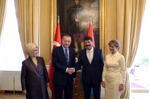 Erdoğan Macar mevkidaşı Ader'le g&ouml;r&uuml;şt&uuml;