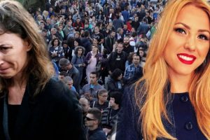 &Uuml;lke &ouml;ld&uuml;r&uuml;len gazeteci i&ccedil;in ayağa kalktı