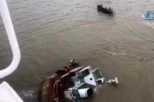 Batan gemidekilerin yardımına T&uuml;rk m&uuml;rettebat koştu
