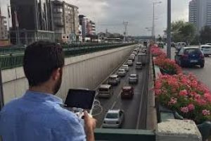 Şehir trafiğine 'Droneli' denetim