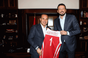 TBF Başkanı Hidayet T&uuml;rkoğlu Adana'da