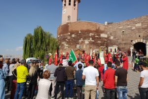 Bursa G&uuml;rsu Ayyıldız Mehteran Takımı, Ankara'da g&ouml;steri sundu
