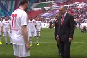 Cumhurbaşkanı Erdoğan başlattı, ma&ccedil; goll&uuml; sona erdi