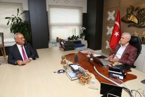 Bursa'da DSP Genel Başkanı Aksakal'dan Bozbey'e ziyaret
