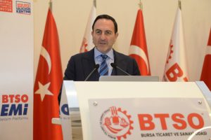 Bursa AB Bilgi Merkezi, Prof. Dr. Emre Alkin'i iş d&uuml;nyasıyla buluşturdu