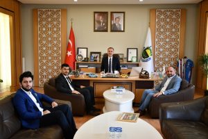 MTTB heyetinden Bursa İneg&ouml;l Belediye Başkanı Taban'a ziyaret
