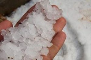Adıyaman'da dolu etkili oldu