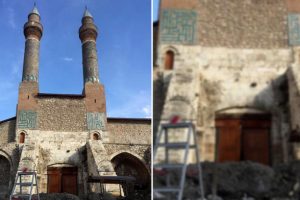 Tarihi meydanda "gizli ge&ccedil;it" heyecanı