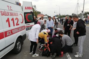 &Ouml;l&uuml;m hastane &ouml;n&uuml;nde yakaladı