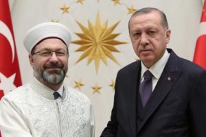 Cumhurbaşkanı Erdoğan Prof. Dr. Ali Erbaş'ı kabul etti