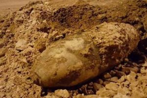 2. D&uuml;nya Savaşı'ndan kalma patlamamış u&ccedil;ak bombası bulundu