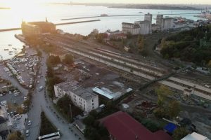 Haydarpaşa Garı'ndaki antik şehir havadan g&ouml;r&uuml;nt&uuml;lendi