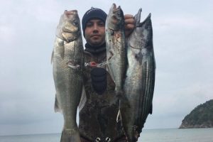 Milli sporcu, zıpkınıyla Karadeniz'i keşfediyor