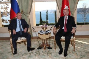 Cumhurbaşkanı Erdoğan, Putin ile bir araya geldi