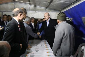 Bakan Soylu'dan şehit T&uuml;rkel'in ailesine ziyaret
