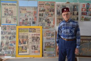 Tam 41 yıldır gazete kup&uuml;r&uuml; topluyor