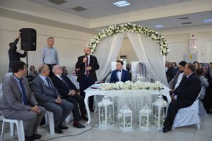 Bursa'da Fransız ve T&uuml;rk Başkan nikah kıydı