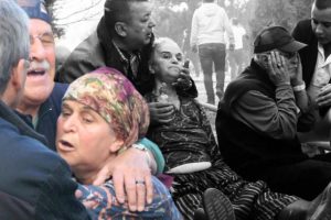 Her şey g&ouml;zlerinin &ouml;n&uuml;nde oldu: 'Oğlum i&ccedil;erde...'