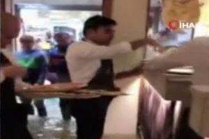 Sel suları pizza servisini durduramadı