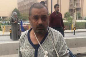 Kazadan yaralı kurtulan Iraklı babanın dramı