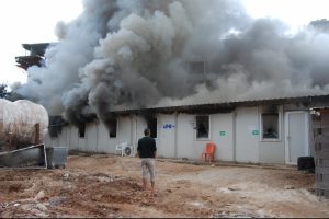 &Ccedil;anakkale'de korkutan yangın