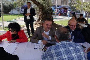 Bursa Gemlik Belediye Başkanı Yılmaz vatandaşlarla buluştu