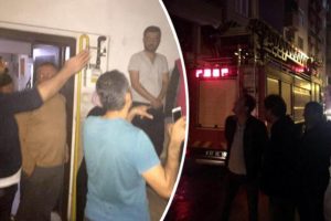 Dumanlar bina sakinlerini sokağa d&ouml;kt&uuml;... Nedeni &ccedil;ok farklı &ccedil;ıktı