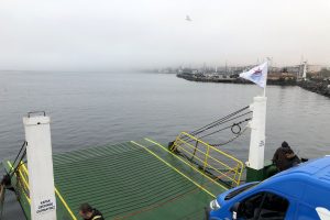 &Ccedil;anakkale Boğazı'nda ulaşıma sis engeli