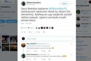 Alinur Aktaş ile &uuml;niversite &ouml;ğrencisi arasında ilgin&ccedil; diyalog