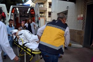 Cinayet zanlısı tarafından vurulan polis ameliyata alındı