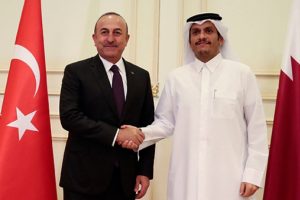 Dışişleri Bakanı &Ccedil;avuşoğlu, Katarlı mevkidaşı Al Sani ile g&ouml;r&uuml;şt&uuml;