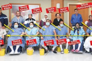 D&uuml;nyada &ccedil;ok nadir! 7 g&ouml;n&uuml;ll&uuml; 7 kişiye b&ouml;breklerini verdi