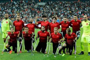 Ampute Futbol Milli Takımı &ccedil;eyrek finalde