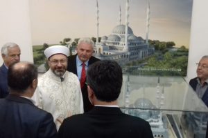 Prof. Dr. Erbaş'tan, Bursa Uludağ &Uuml;niversitesinde yapımı devam eden yeni camiyi ziyaret
