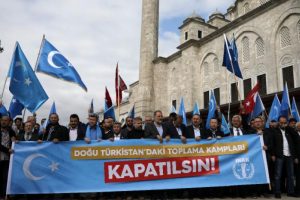 Doğu Türkistan protestosu
