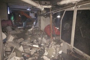 Buhar kazanı bomba gibi patladı