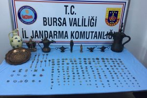 Bursa'da tarihi eser operasyonu! 3 gözaltı