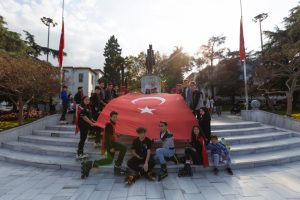 Bursa'da patenciler 10 Kasım'ı yad etti