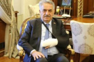Hayati Yazıcı kaza ge&ccedil;irdi