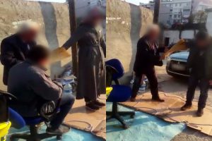 &Ccedil;alı s&uuml;p&uuml;rgesiyle b&uuml;y&uuml; bozarak vatandaşı &ccedil;arpıyor