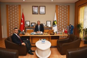Dekan Pirin&ccedil;&ccedil;i'den Bursa İneg&ouml;l Belediye Başkanı Başkan Taban'a ziyaret