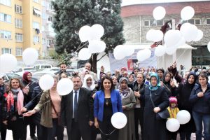 Bursa'da akciğer kanseri hastaları beyaz balon u&ccedil;urdu