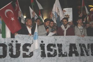 AGD Bursa Şubesi İsrail'i protesto etti