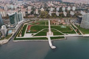 Baruthane Millet Bah&ccedil;esi havadan g&ouml;r&uuml;nt&uuml;lendi