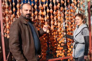 Cennet elmasını kurutarak 12 ton ihracat yaptı